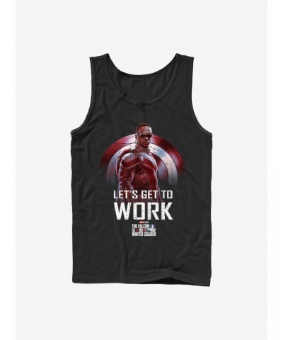 Marvel The Falcon And The Winter Soldier Let's Get To Work Tank $8.37 Tanks