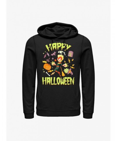 Marvel Captain Marvel Happy Halloween Hoodie $15.45 Hoodies