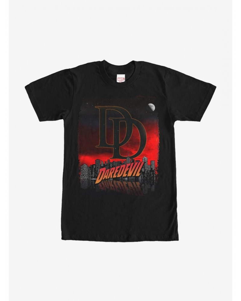 Marvel Daredevil Hell's Kitchen Cityscape T-Shirt $7.84 T-Shirts