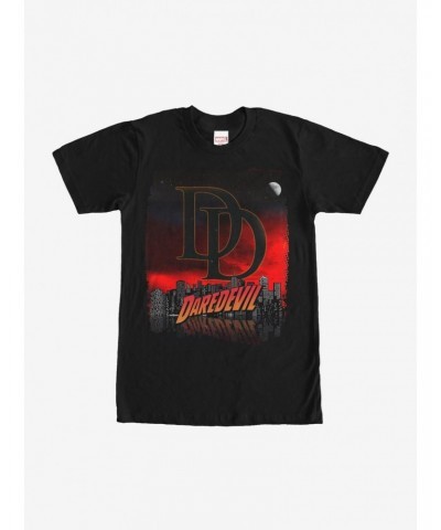 Marvel Daredevil Hell's Kitchen Cityscape T-Shirt $7.84 T-Shirts