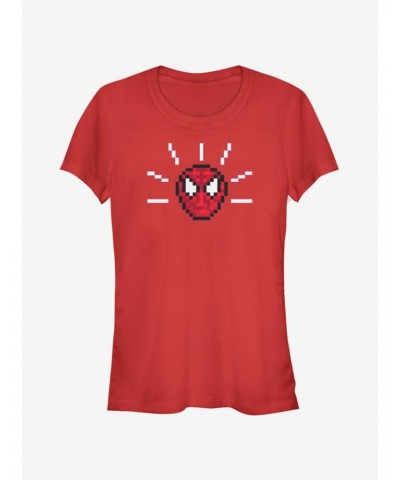 Marvel Spider-Man Pixel Spidey Sense Girls T-Shirt $6.97 T-Shirts