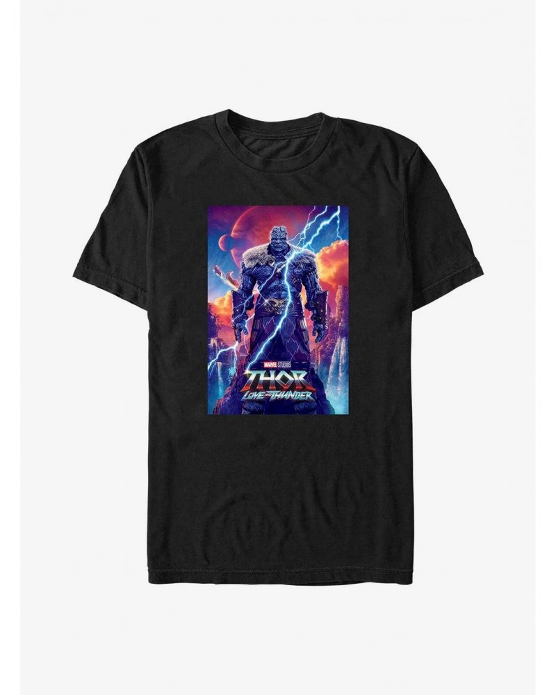 Marvel Thor: Love and Thunder Korg Movie Poster T-Shirt $6.50 T-Shirts