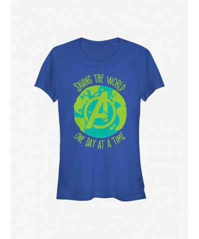 Marvel Avengers World Time Girls T-Shirt $6.57 T-Shirts