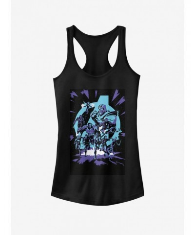 Marvel Avengers: Endgame Avengers Pop Art Girls Tank Top $9.36 Tops