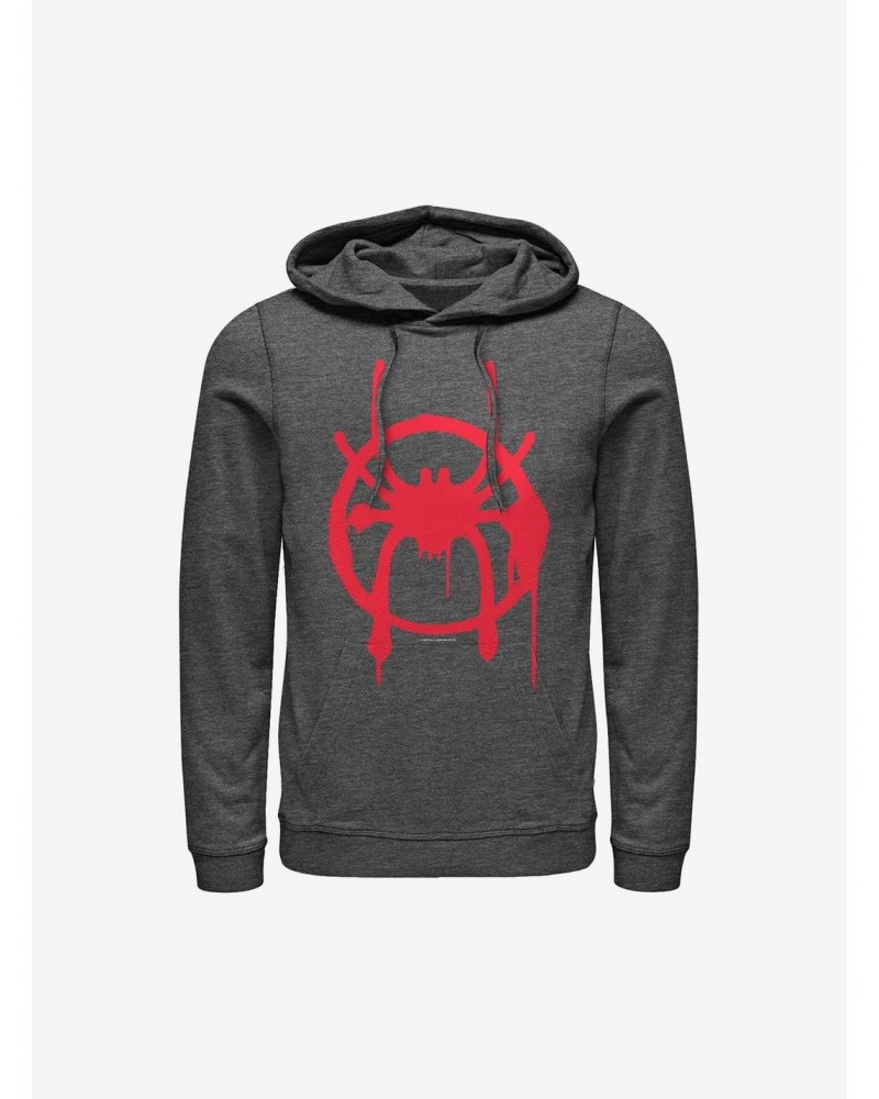 Marvel Spider-Man Miles Symbol Hoodie $14.01 Hoodies