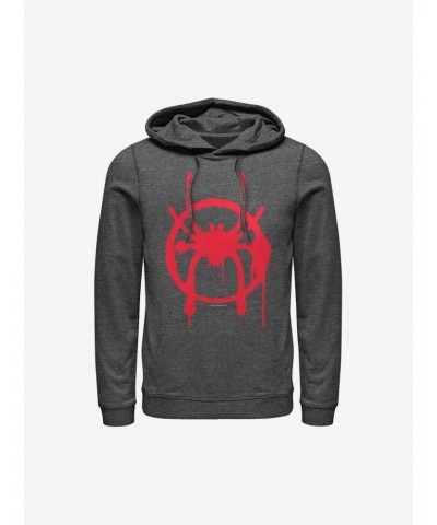 Marvel Spider-Man Miles Symbol Hoodie $14.01 Hoodies