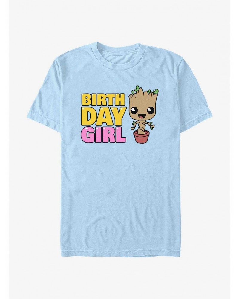 Marvel Guardians of the Galaxy Birthday Girl Groot T-Shirt $5.74 T-Shirts