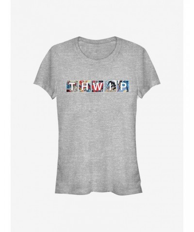 Marvel Spider-Man Comic THWIP Girls T-Shirt $9.76 T-Shirts