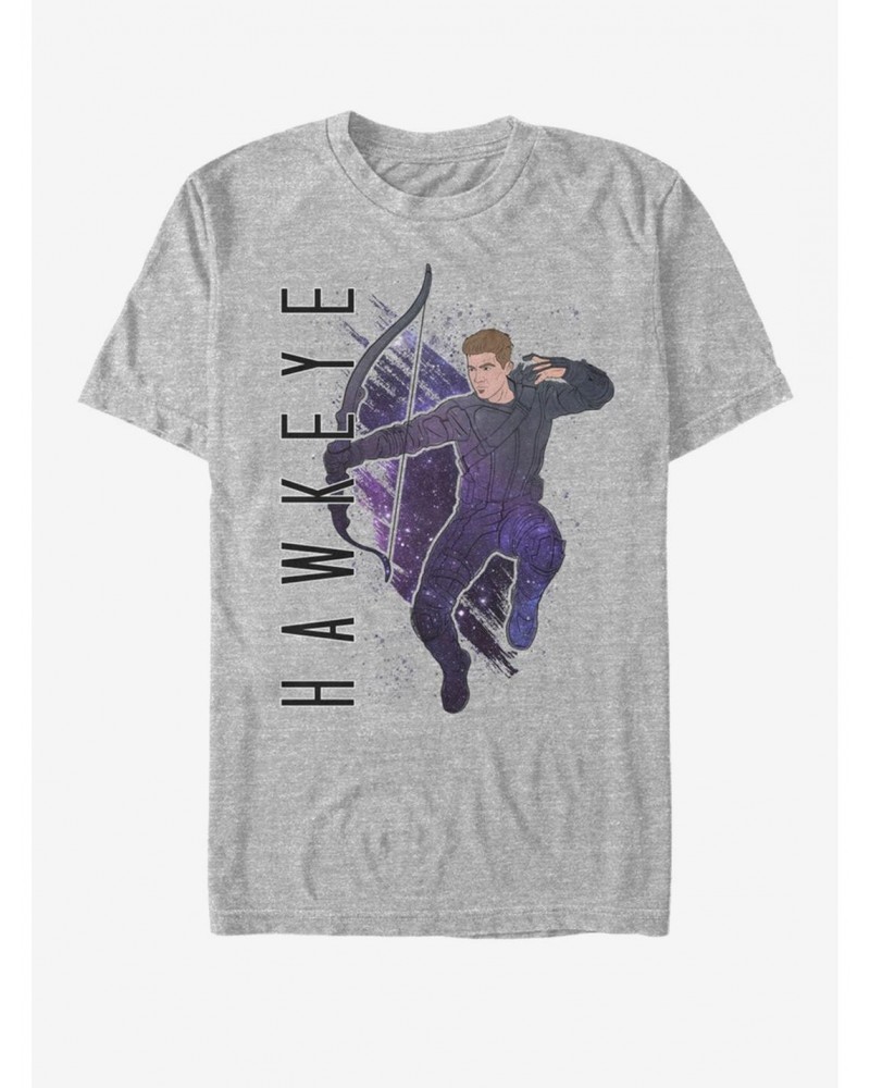 Marvel Avengers: Endgame Hawkeye Painted T-Shirt $9.37 T-Shirts