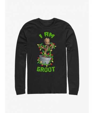 Marvel Holiday Groot Long-Sleeve T-Shirt $9.21 T-Shirts