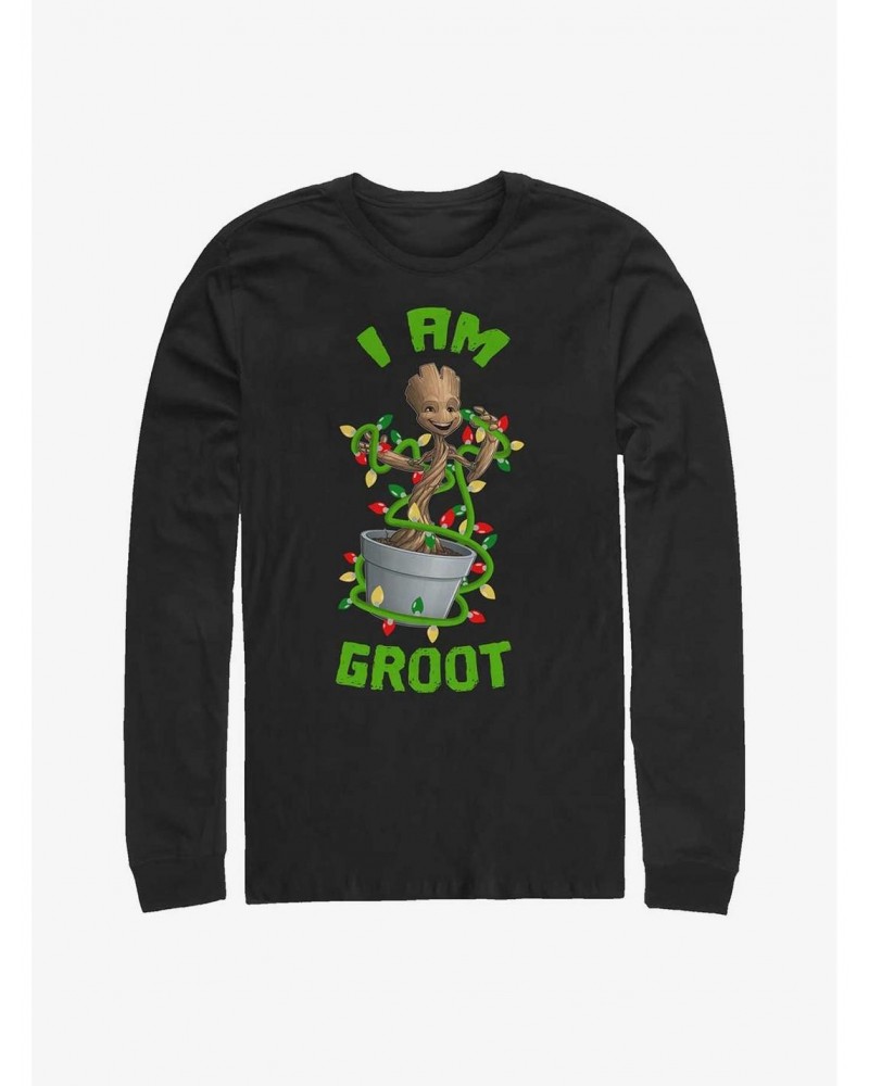 Marvel Holiday Groot Long-Sleeve T-Shirt $9.21 T-Shirts