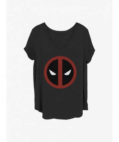 Marvel Deadpool Eyes Girls T-Shirt Plus Size $7.17 T-Shirts