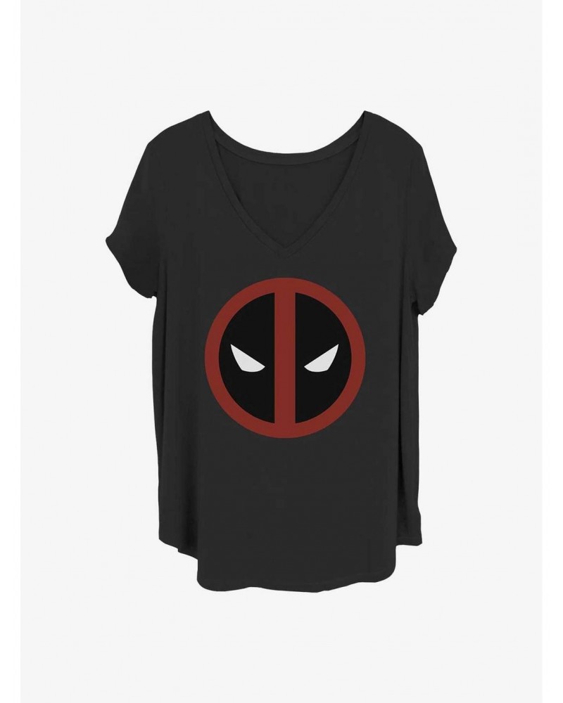 Marvel Deadpool Eyes Girls T-Shirt Plus Size $7.17 T-Shirts