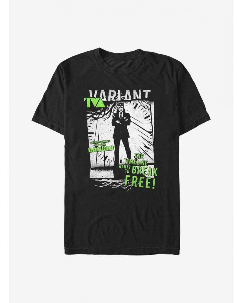 Marvel Loki TVA Displacement T-Shirt $5.93 T-Shirts