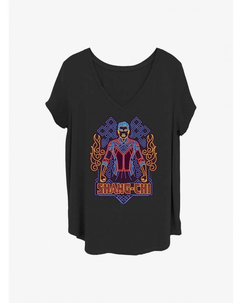 Marvel Shang-Chi and the Legend of the Ten Rings Neon Girls T-Shirt Plus Size $8.09 T-Shirts