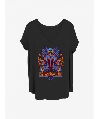 Marvel Shang-Chi and the Legend of the Ten Rings Neon Girls T-Shirt Plus Size $8.09 T-Shirts