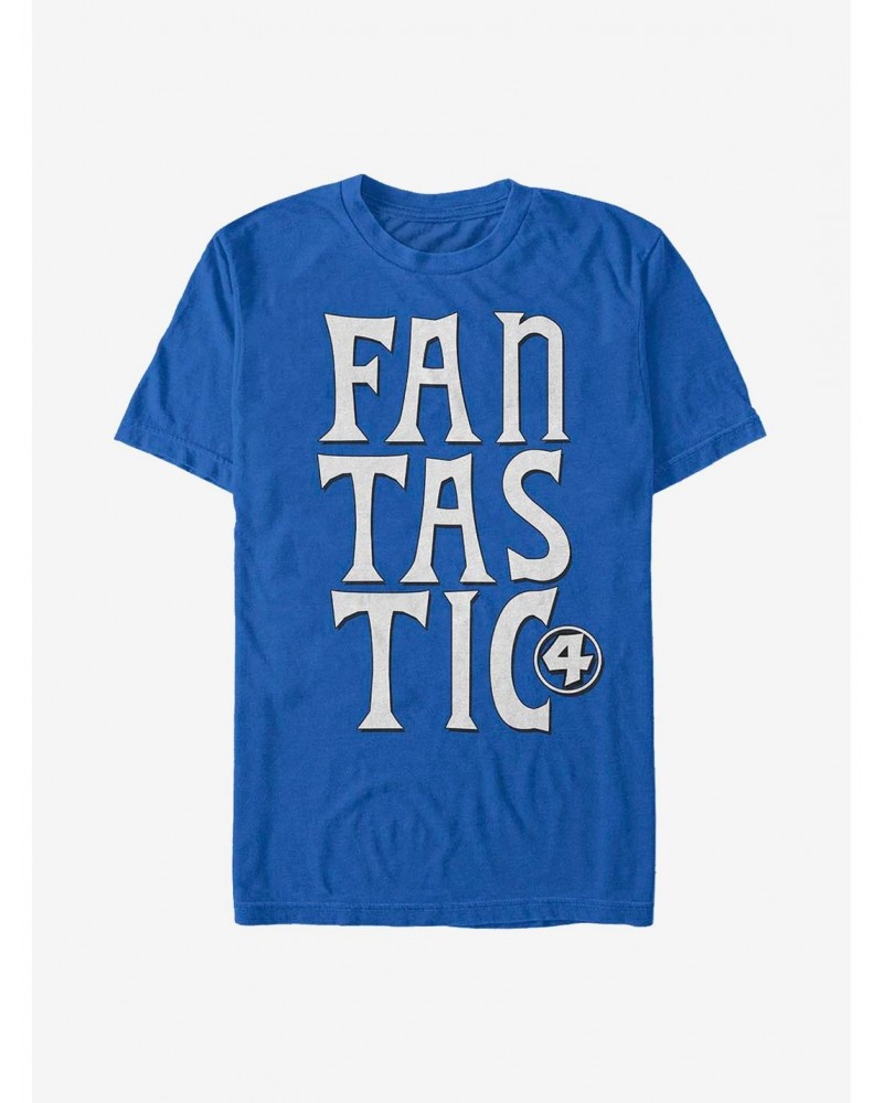 Marvel Fantastic Four Fantastic Words T-Shirt $5.74 T-Shirts