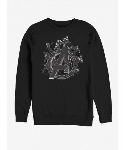 Marvel Avengers: Endgame Flying Heroes Sweatshirt $10.92 Sweatshirts