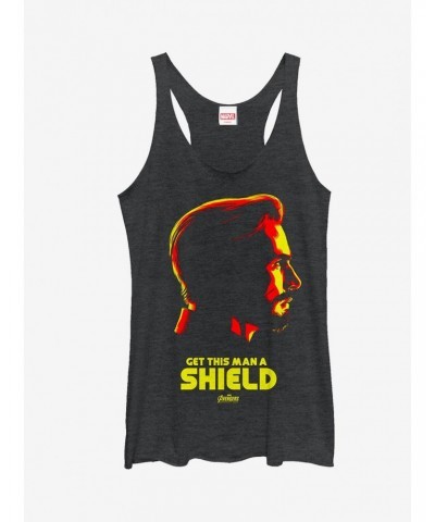 Marvel Avengers: Infinity War Captain Shield Girls Tanks $7.25 Tanks