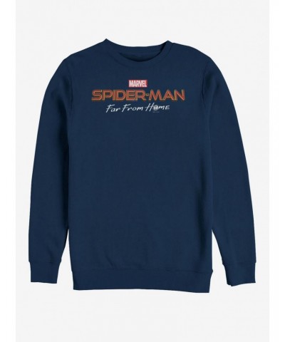 Marvel Spider-Man Far From Home Logo Sweatshirt $12.40 Sweatshirts