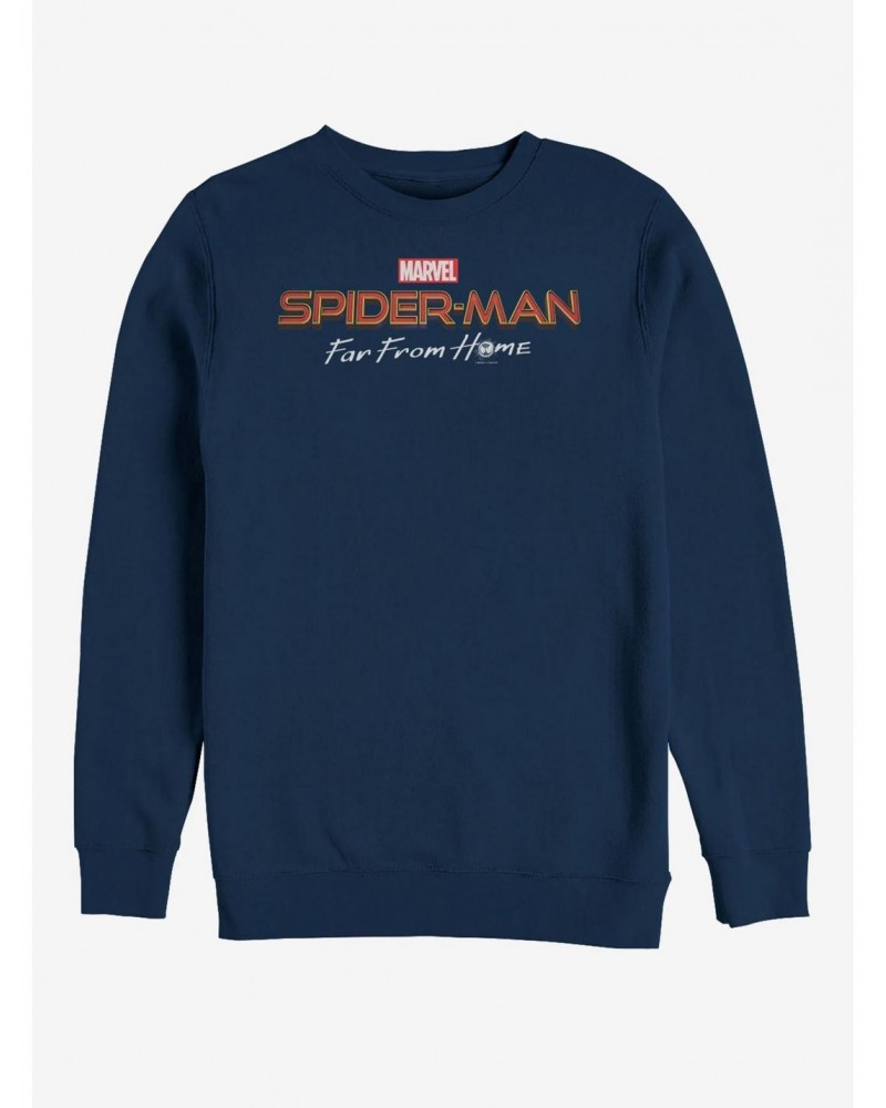 Marvel Spider-Man Far From Home Logo Sweatshirt $12.40 Sweatshirts