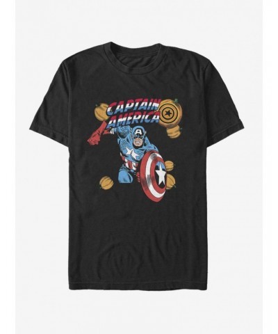 Marvel Captain America Captain Pumpkins T-Shirt $8.99 T-Shirts