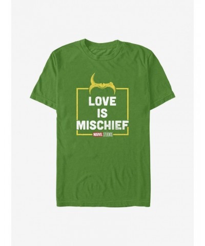 Marvel Loki Love Is Mischief T-Shirt $8.60 T-Shirts