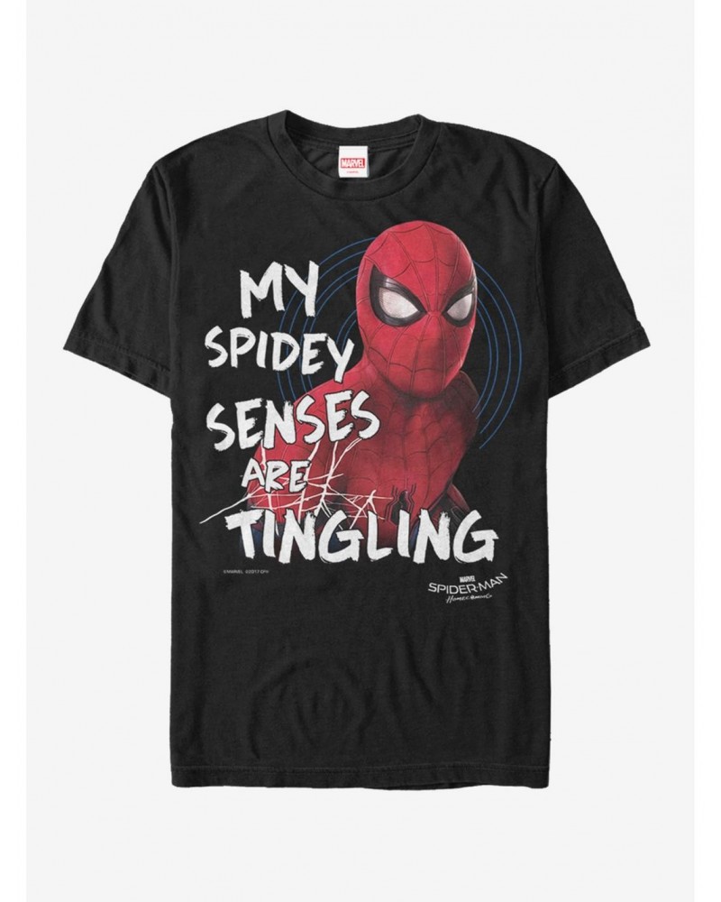 Marvel Spider-Man: Far From Home Spidey Senses T-Shirt $8.60 T-Shirts