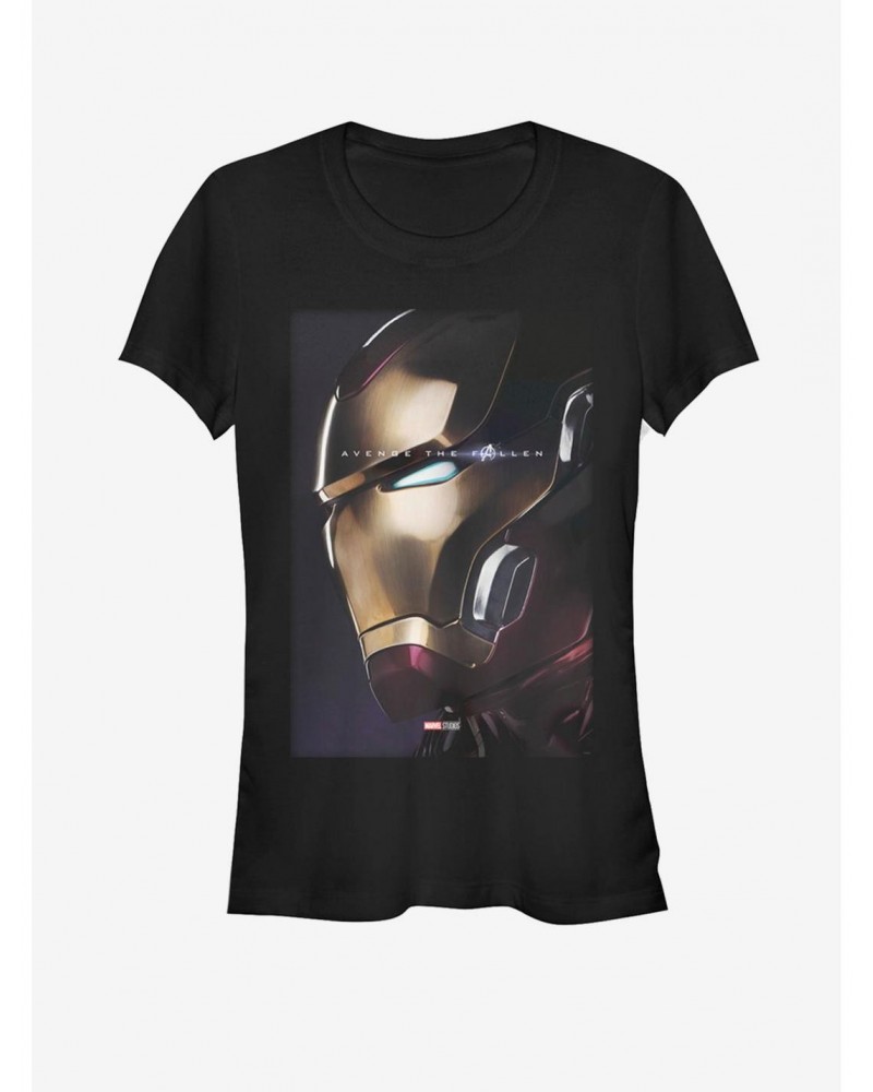 Marvel Avengers: Endgame Iron Man Profile Girls T-Shirt $8.57 T-Shirts