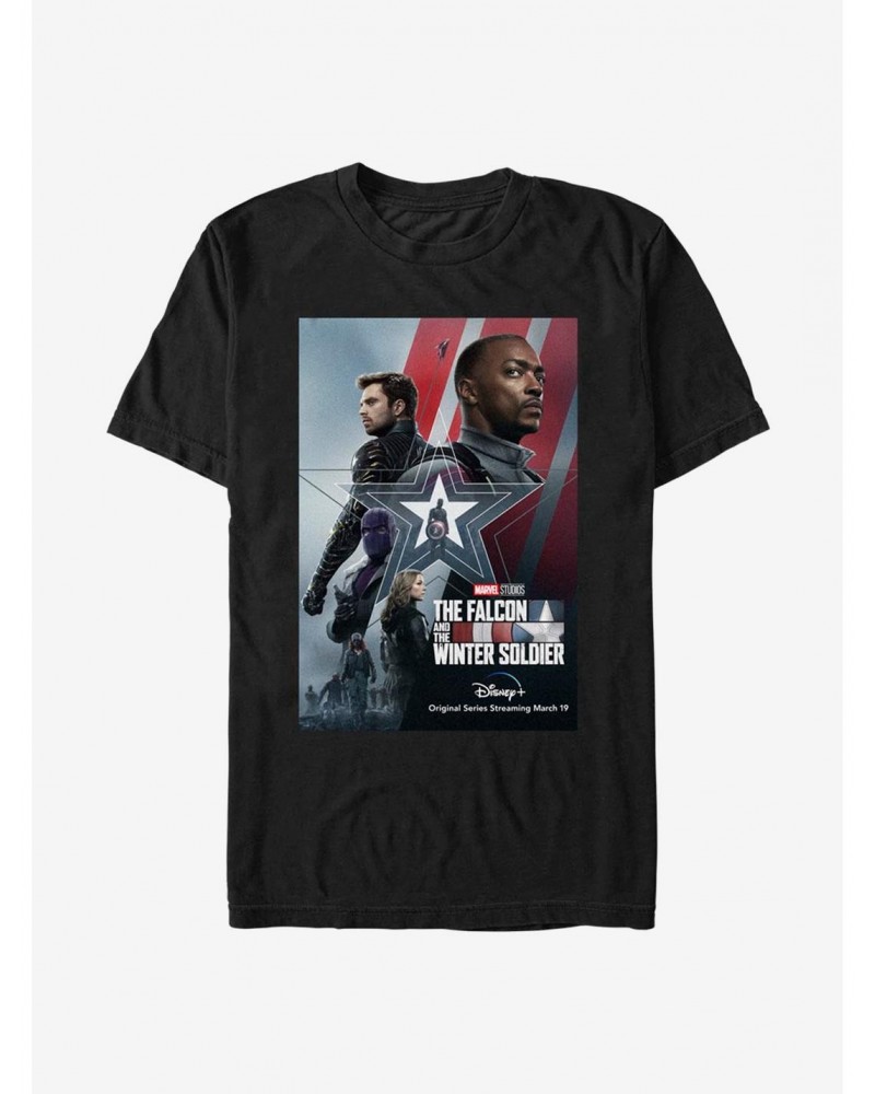 Marvel The Falcon And The Winter Soldier Characters T-Shirt $8.80 T-Shirts