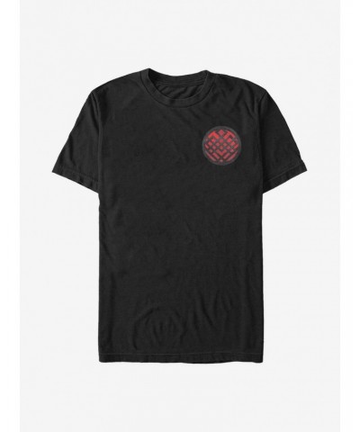 Marvel Shang-Chi And The Legend Of The Ten Rings Rendered Symbol Badge T-Shirt $6.69 T-Shirts