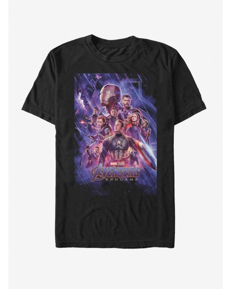 Marvel Avengers Endgame Avengers Poster T-Shirt $5.74 T-Shirts