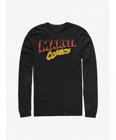 Marvel Comics Retro Logo Long-Sleeve T-Shirt $7.90 T-Shirts