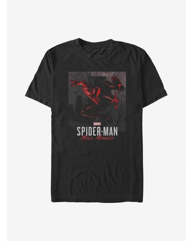 Marvel Spider-Man Shattered Morales T-Shirt $9.56 T-Shirts