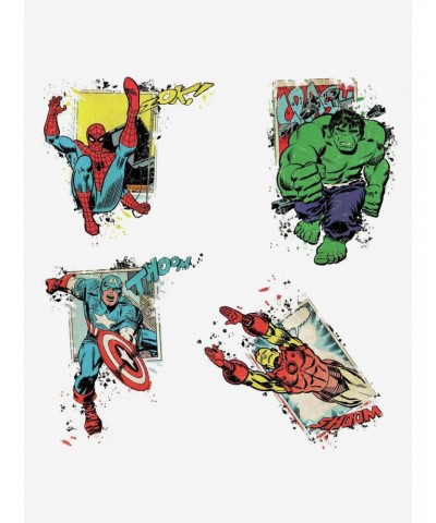 Marvel Superhero Burst Peel And Stick Giant Wall Decals $9.75 Decals