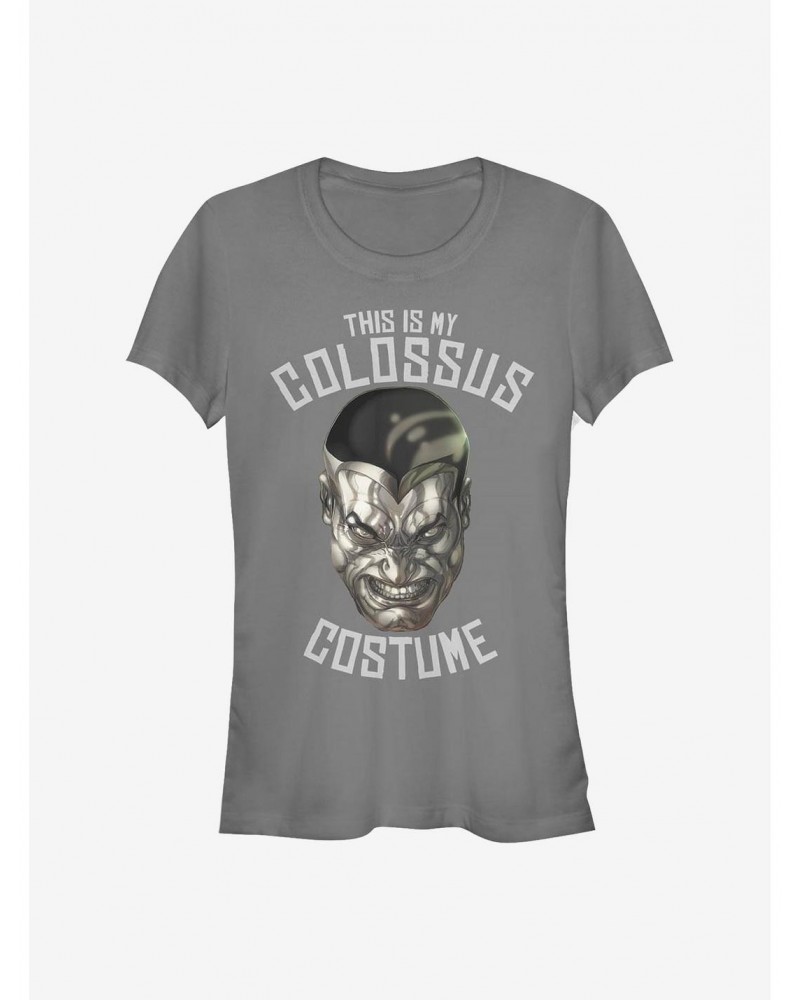 Marvel X-Men Colossus Costume Girls T-Shirt $9.56 T-Shirts