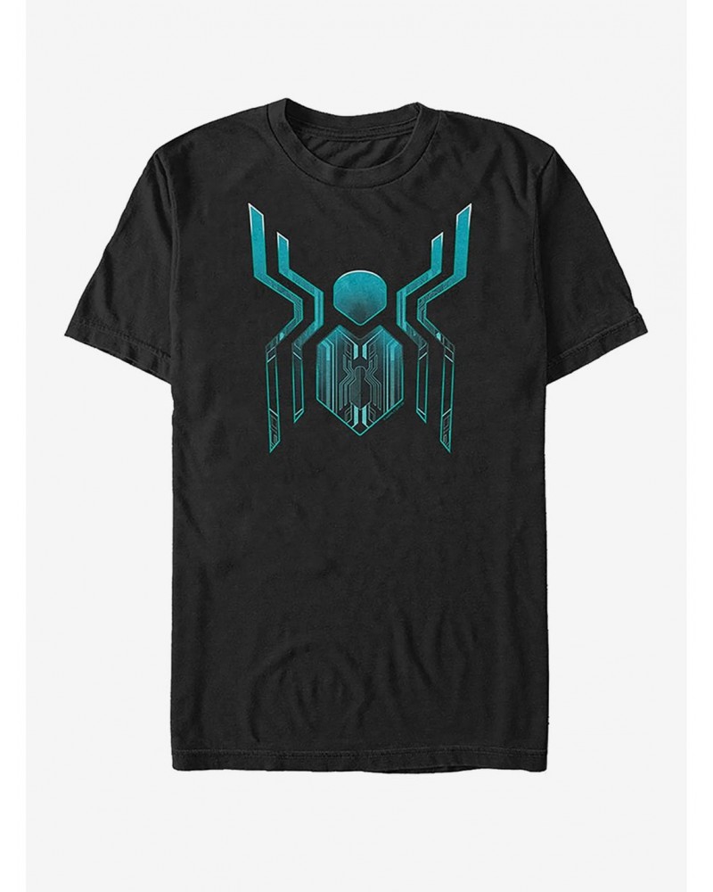 Marvel Spider-Man Far From Home Spider Logo Far T-Shirt $6.31 T-Shirts