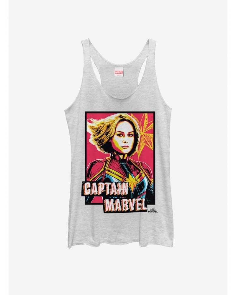 Marvel Captain Marvel Marvel Profile Girls Tank $8.29 Tanks