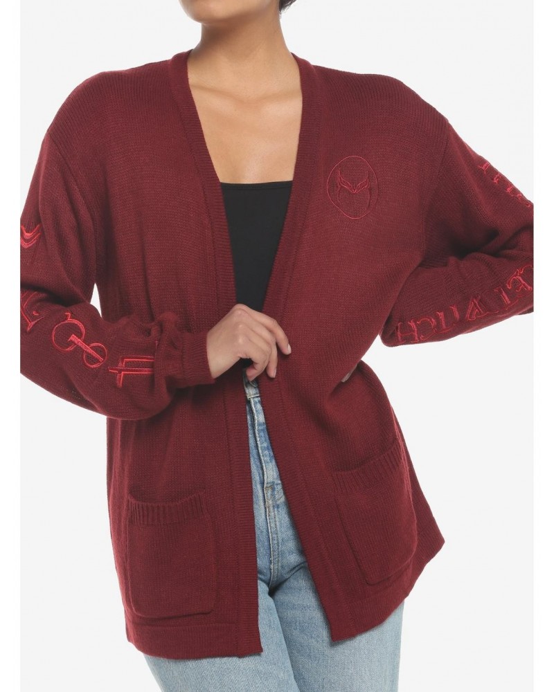 Marvel WandaVision Scarlet Witch Girls Open Cardigan $20.13 Cardigans