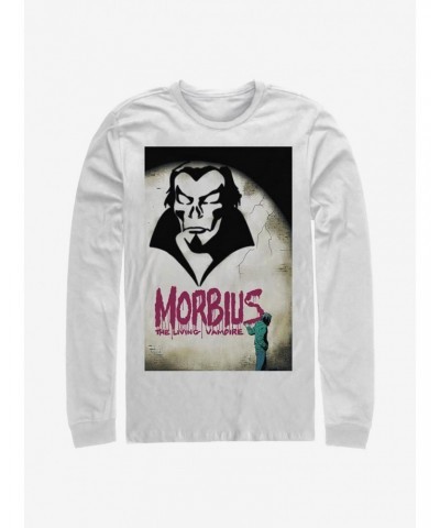 Marvel Morbius Spray Paint Cover Long-Sleeve T-Shirt $12.90 T-Shirts