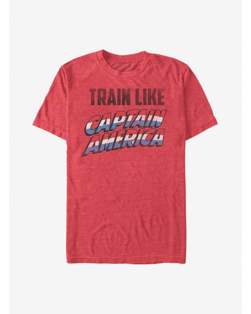 Marvel Captain America Train Like T-Shirt $6.69 T-Shirts