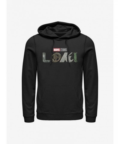 Marvel Loki Logo Hoodie $16.16 Hoodies