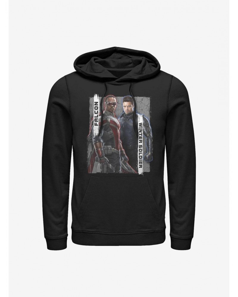 Marvel The Falcon And The Winter Soldier Falcon And Winter Soldier Hoodie $11.85 Hoodies