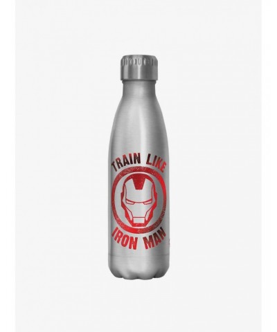 Marvel Train Like Iron Man Stainless Steel Water Bottle $9.56 Water Bottles