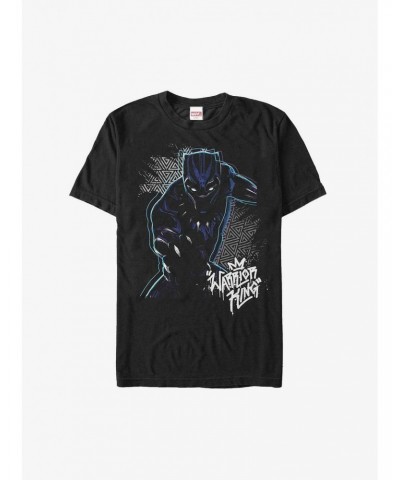 Marvel Black Panther Warrior King T-Shirt $6.69 T-Shirts