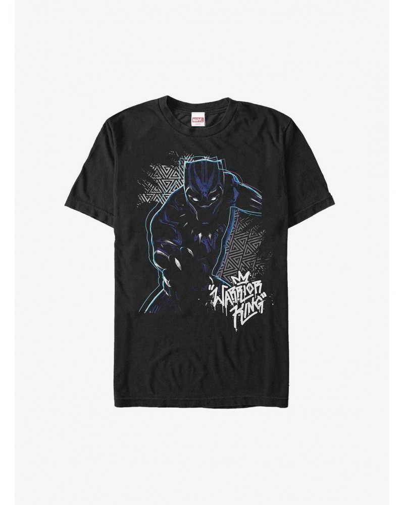 Marvel Black Panther Warrior King T-Shirt $6.69 T-Shirts