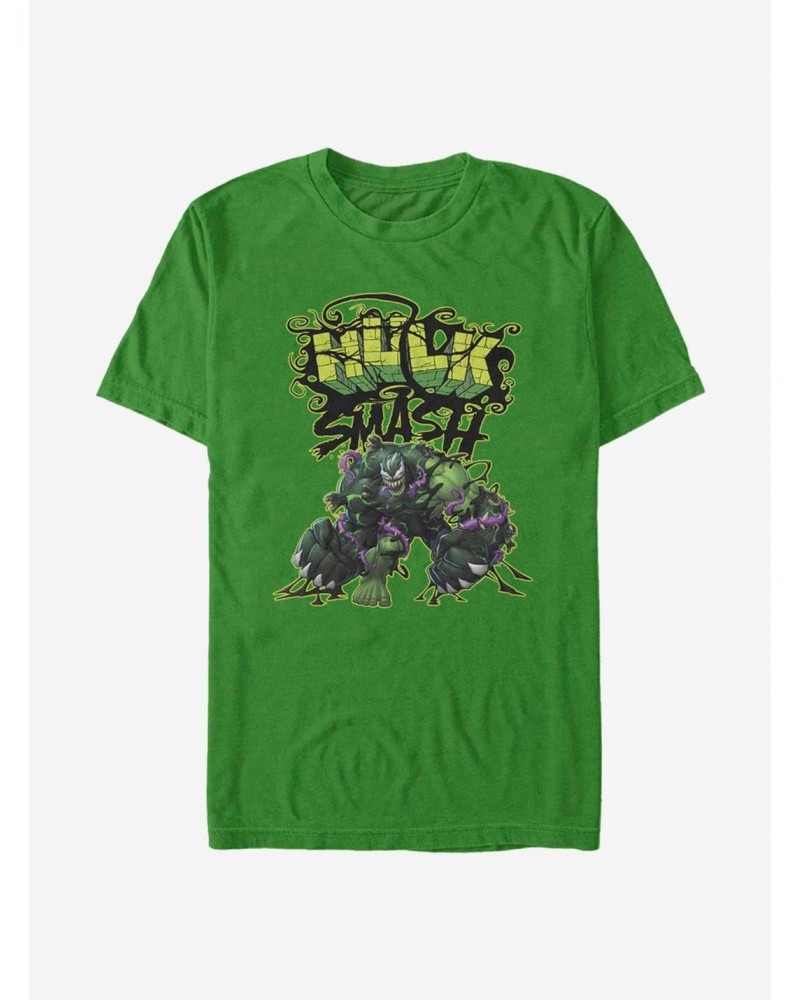 Marvel Hulk Venomized Smash T-Shirt $5.74 T-Shirts