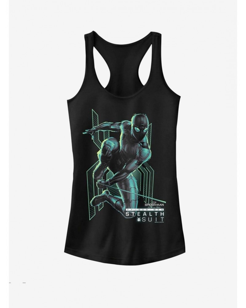 Marvel Spider-Man Far From Home Spider Darkness Girls Tank $6.97 Tanks