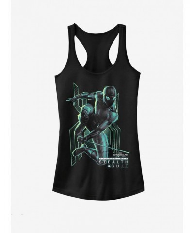 Marvel Spider-Man Far From Home Spider Darkness Girls Tank $6.97 Tanks