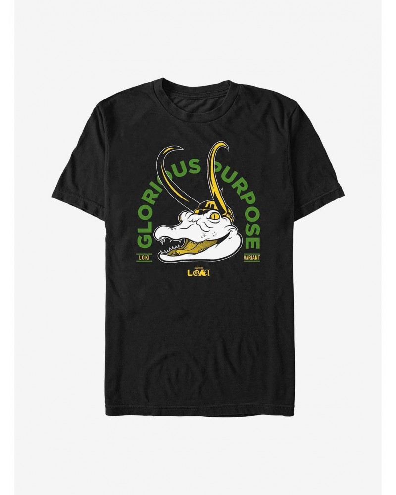 Marvel Loki Gator Loki Glorious Purpose T-Shirt $9.56 T-Shirts